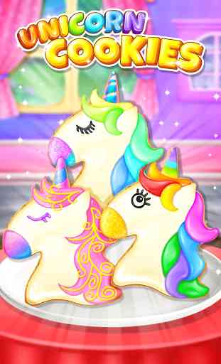 Unicorn Food - Sweet Rainbow Cookies Maker 4