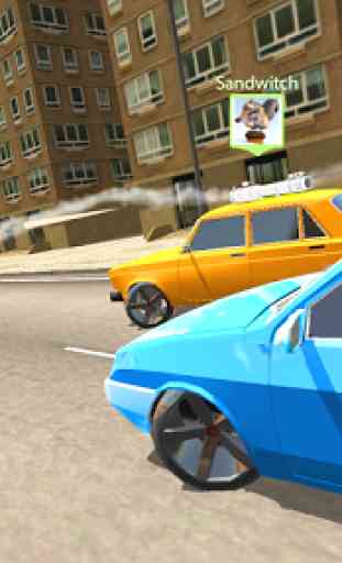 Battle Cars in City (online) 2