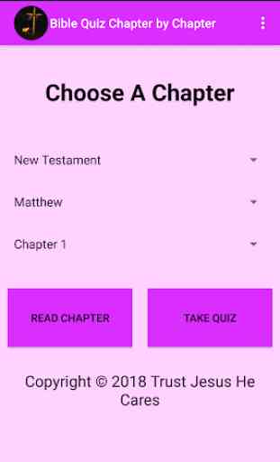 Bible Quiz Chapter By Chapter 1