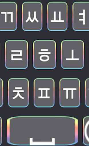 Easy Korean English  Keyboard  with emoji  2019 2