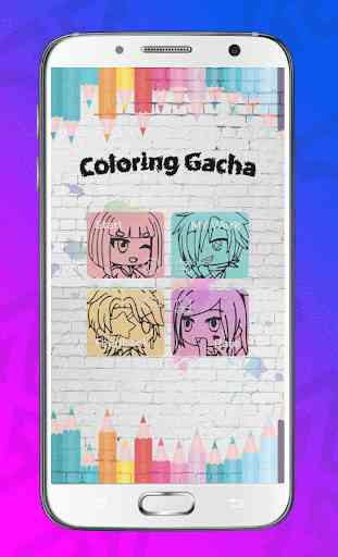 Gacha Anime Life Coloring Book Offline. 4