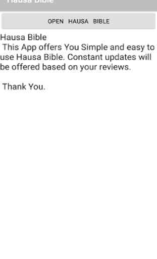 Hausa Bible - Littafi Mai Tsarki 1