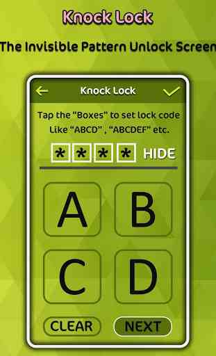 Knock Lock Screen 1