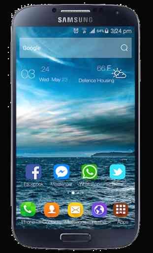Launcher & Theme Samsung Galaxy A6 1