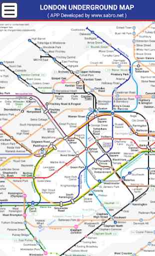 London Underground Map Lite 2