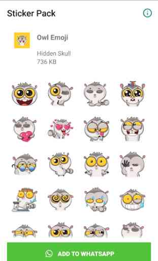 Owl Sticker for WhatsApp 1