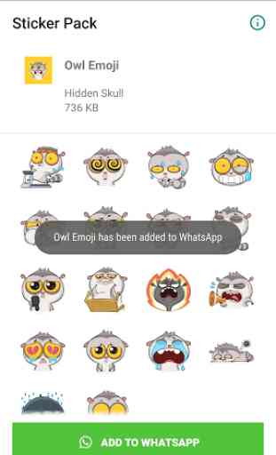 Owl Sticker for WhatsApp 4
