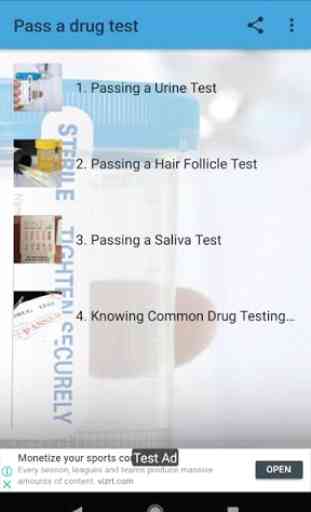 Pass a drug test 1