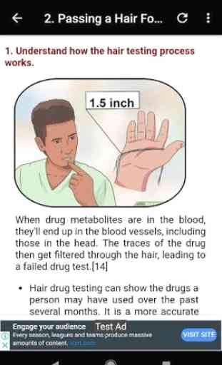 Pass a drug test 3