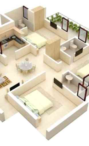 Plans de maison 3D 1