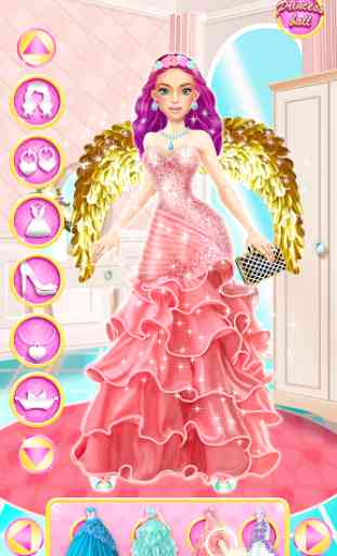 Princess Ball - spa & dress up game 4