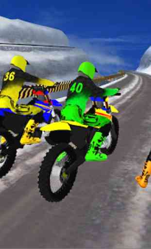 Snow Bike Motocross Racing - Mountain Driving 2