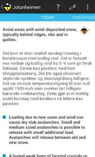 Avalanche Forecast Norway 3
