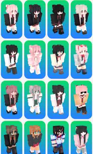 Cute Girl Skins for Minecraft PE 3