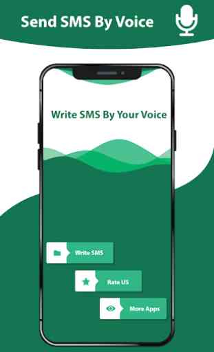 Écrire un SMS par la voix:  vocal Message vocal 1