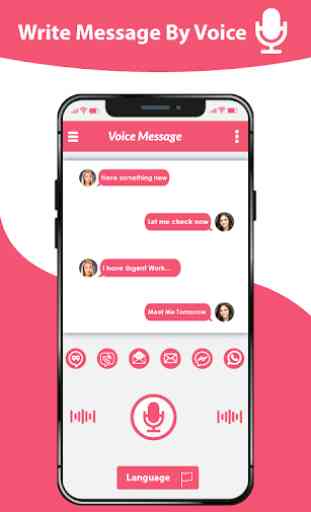 Écrire un SMS par la voix:  vocal Message vocal 2