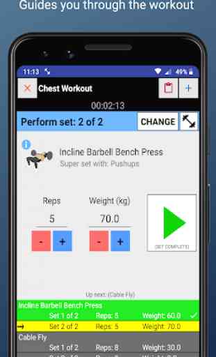 FitGain: Gym Planner, Tracker & Weight Lifting Log 3