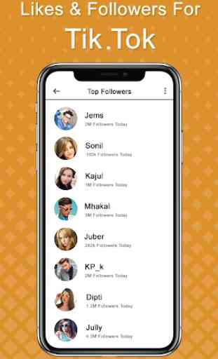 Get fans for tik Likes tok - likes & followers 3