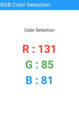 RGB Color Detection 2
