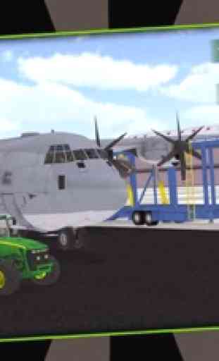 3D, Agriculture, tracteur, cargaison, avion, pilot 2