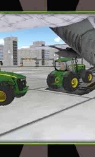 3D, Agriculture, tracteur, cargaison, avion, pilot 3