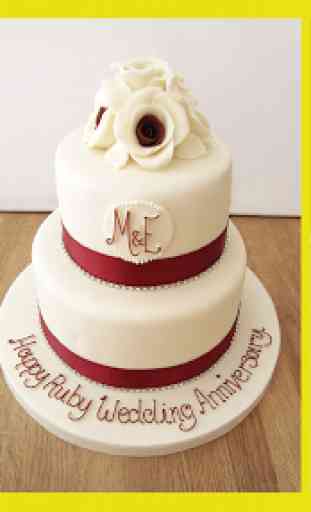 Anniversary Cake Design & Ideas 3