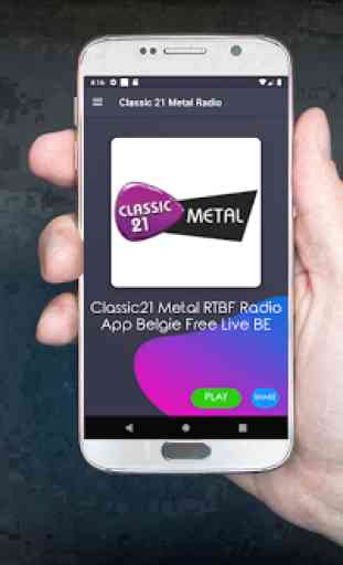 Classic 21 Metal (RTBF) Radio App Belgie Free Live 1