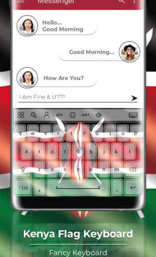 Kenya Flag Keyboard - Elegant Themes 2