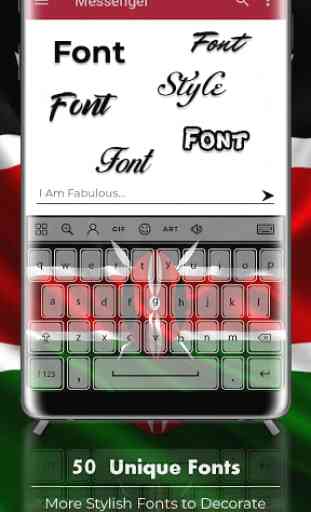 Kenya Flag Keyboard - Elegant Themes 3