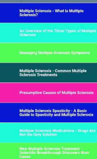 Multiple Sclerosis : Symptoms, causes, treatment 2