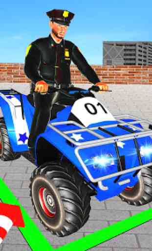 Police Quad Bike Parking - Smart 4x4 ATV Bike Game 2