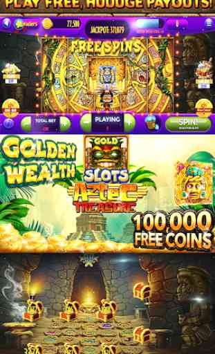 Slots: Aztec Gold Treasures Vegas Slot machines 3