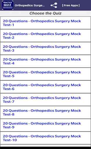 Test de simulation de chirurgie orthopédique 1