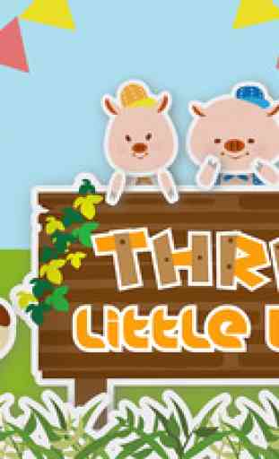 Three Little Pigs (FREE)  - Jajajajan Kids Songs & Coloring picture books series 1