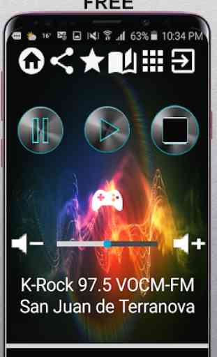 K-Rock 97.5 VOCM-FM San Juan de Terranova 97.5 FM 1