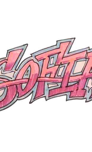 Comment dessiner des noms de graffitis 3