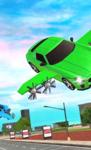 conduite d'une voiture volante - vol futuriste 4