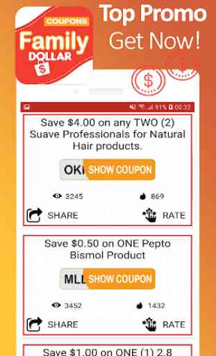 Coupons intelligents pour family - Clipped & View 2