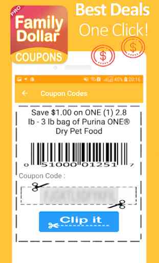 Coupons intelligents pour Family Dollar 1001  3