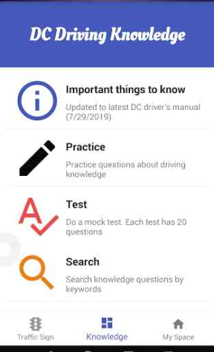 DC DMV Driver License Practice Test Pro 3
