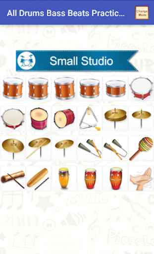 Digital Drums Bass Beats Music Practice Studio 4