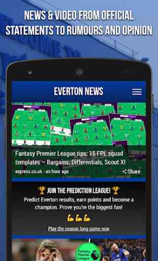 Everton News - Fan App 1