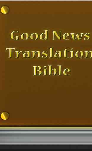 Good News Translation Bible 1