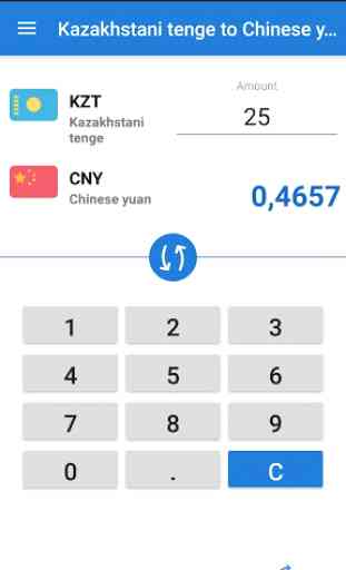 Kazakhstani tenge to Chinese Yuan Renminbi 1