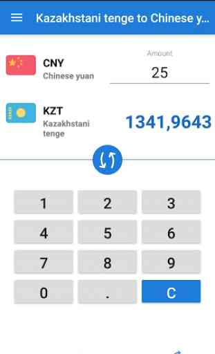 Kazakhstani tenge to Chinese Yuan Renminbi 2