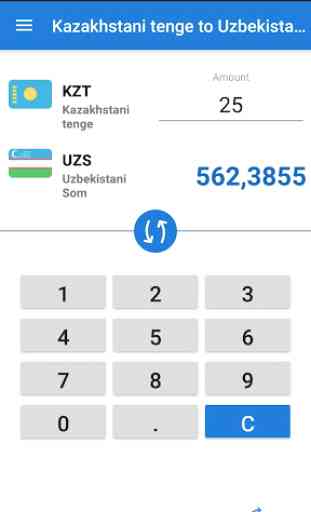 Kazakhstani tenge to Uzbekistani Som / KZT to UZS 1