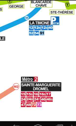 Marseille Métro et Tram Plan 2018 2