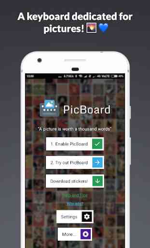 PicBoard | Image Search Keyboard | With Stickers! 1