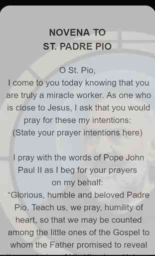 Prières de St. Pio Novena 3