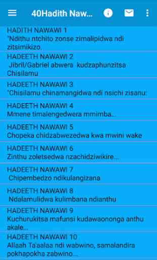 40 Hadith Nawawi in Chichewa and Arabic 3
